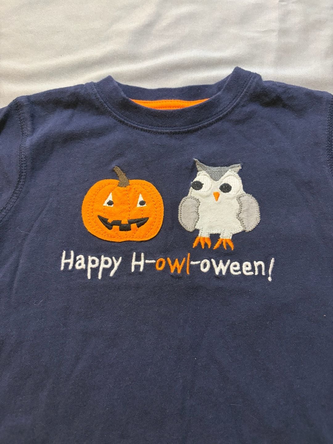 Gymboree Long Sleeve Embroidered Halloween Layered Top Size 18-24 months 3