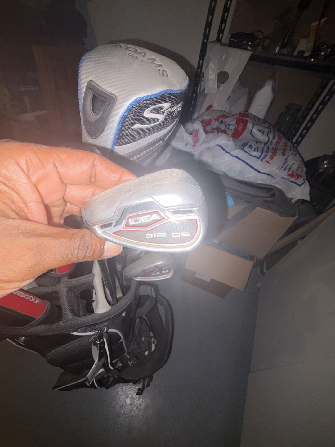 Adams Idea A12 OS Iron Set LH 4I-GW/AW 1