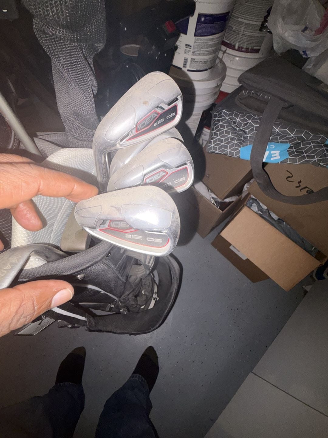 Adams Idea A12 OS Iron Set LH 4I-GW/AW 3
