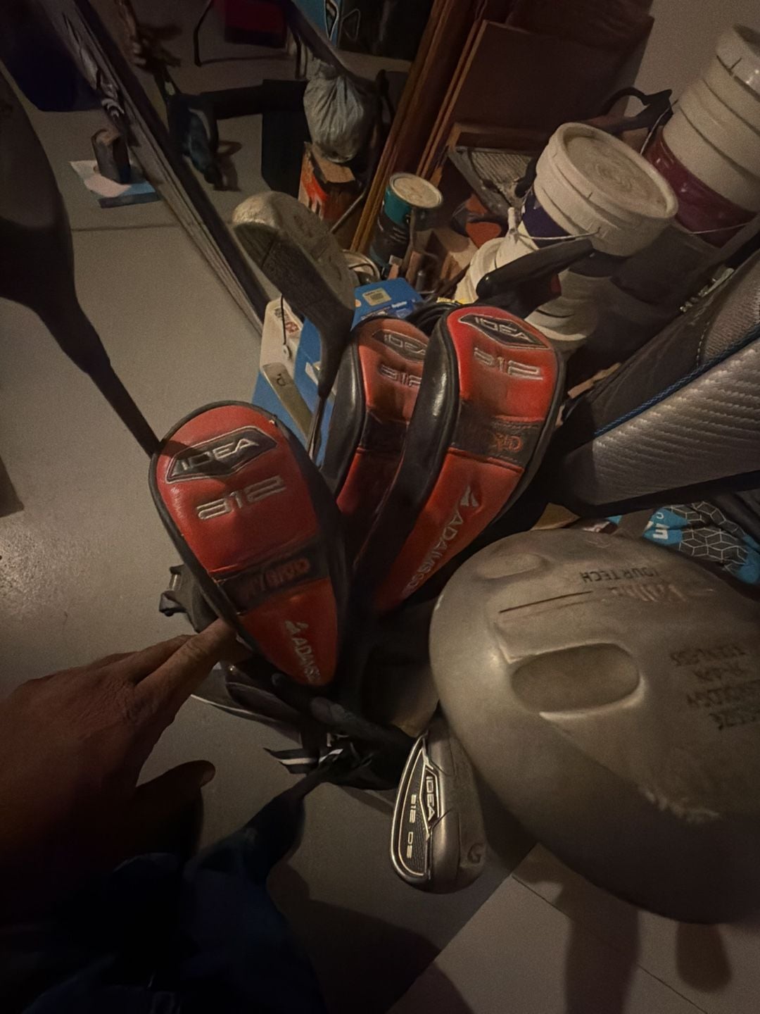 Adams Idea A12 OS Iron Set LH 4I-GW/AW 6