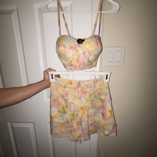 Vici Cleo Floral Print Set Size Small