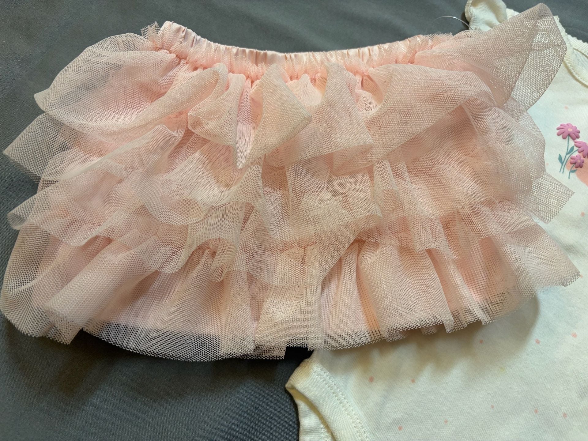 Carter's Just One You Bunny Tutu Skirt Set Size 3m Pink White 2