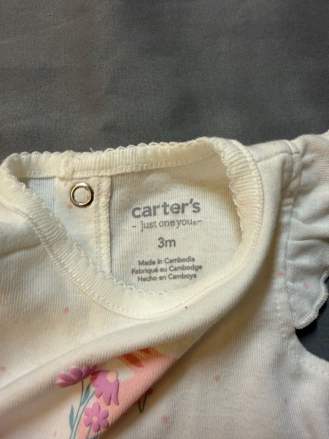 Carter's Just One You Bunny Tutu Skirt Set Size 3m Pink White 4
