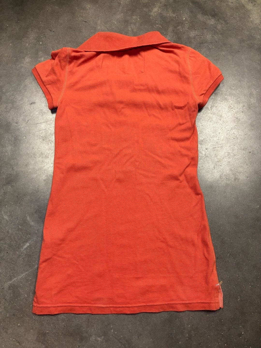 American Eagle Polo Shirt Orange Short Sleeve 7
