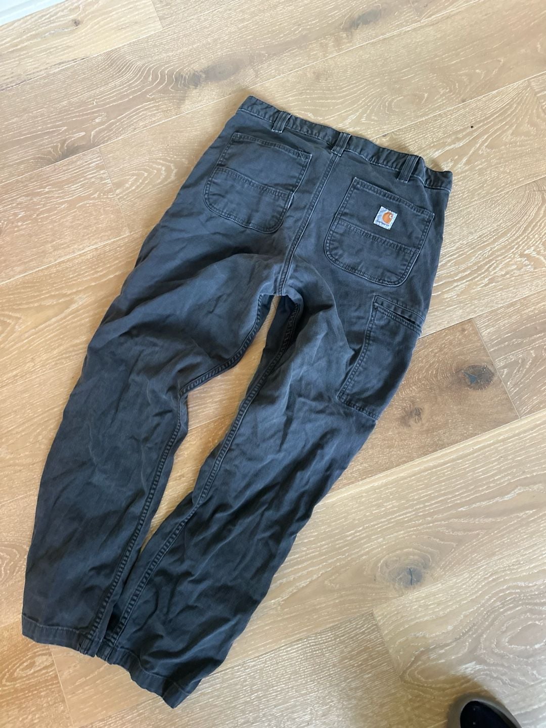 Carhartt Relaxed Fit Work Pants Black Canvas 3