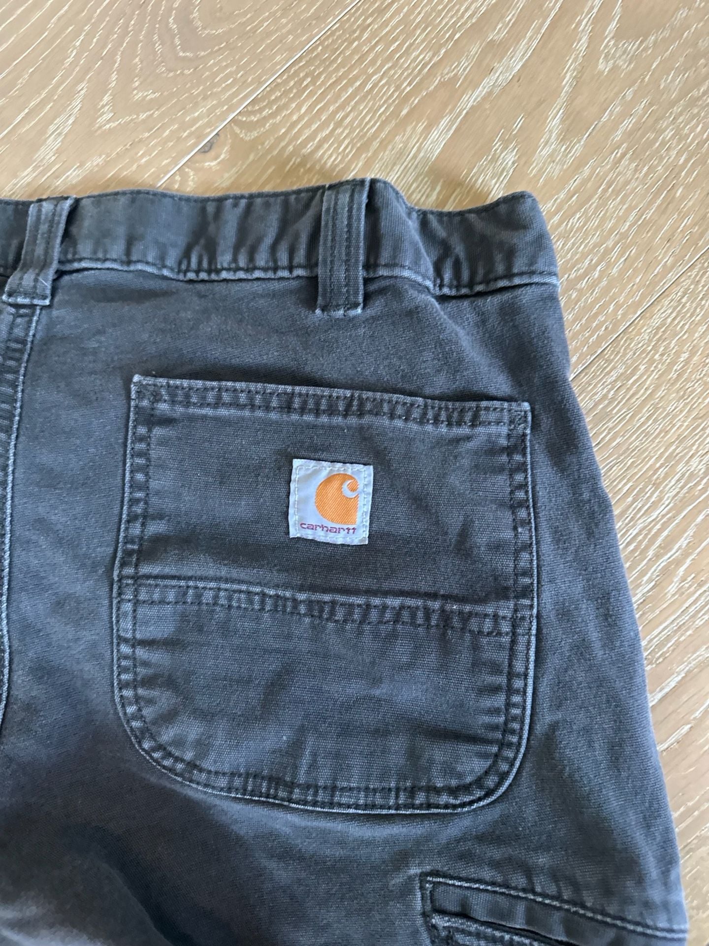 Carhartt Relaxed Fit Work Pants Black Canvas 4