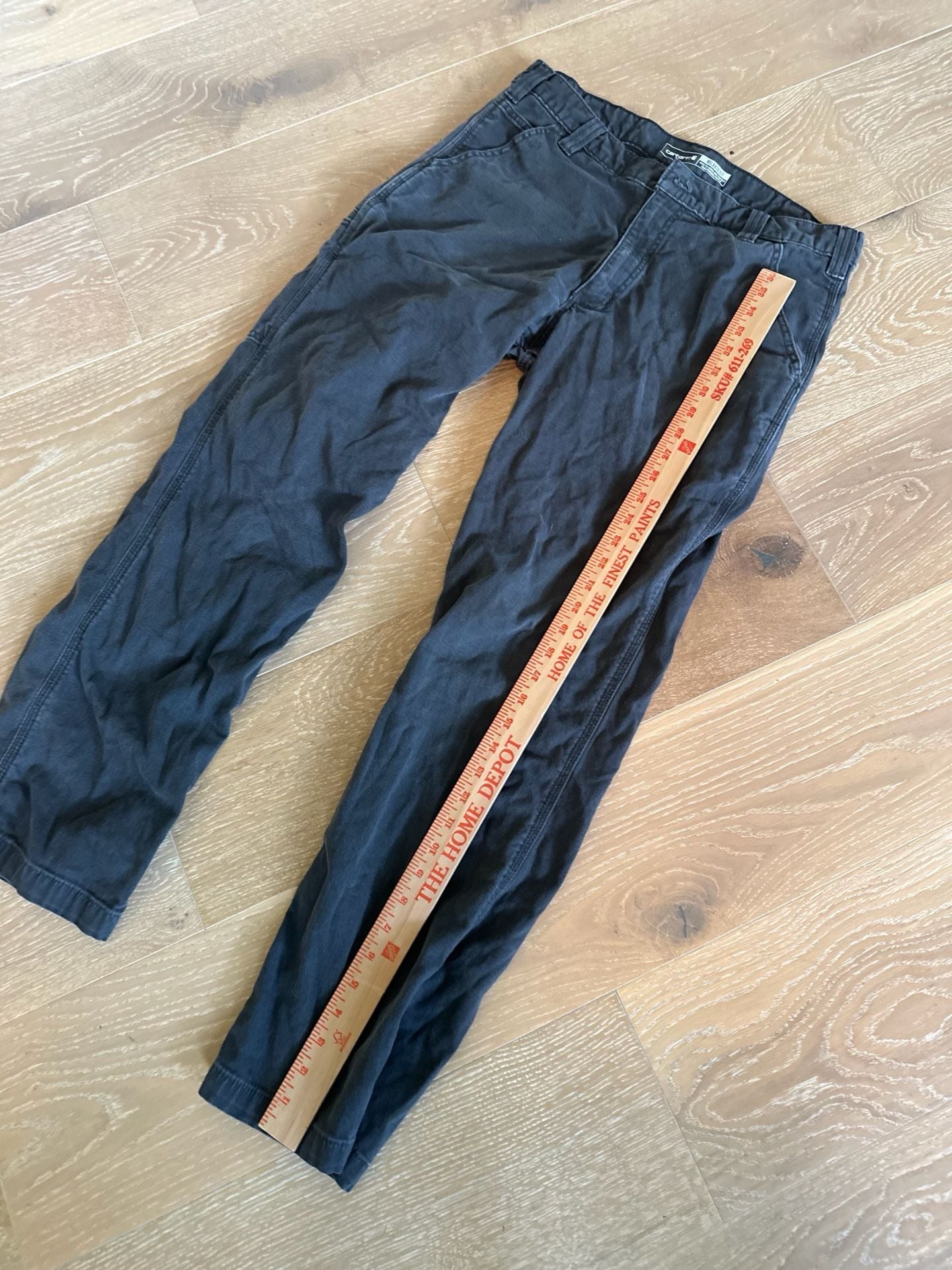 Carhartt Relaxed Fit Work Pants Black Canvas 5