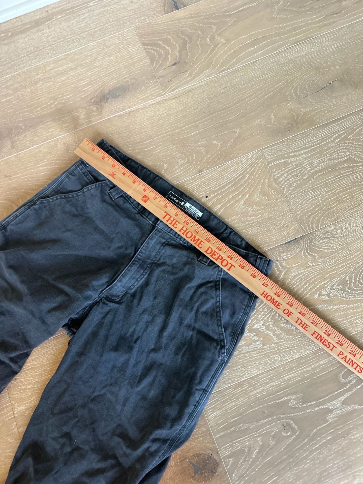 Carhartt Relaxed Fit Work Pants Black Canvas 6