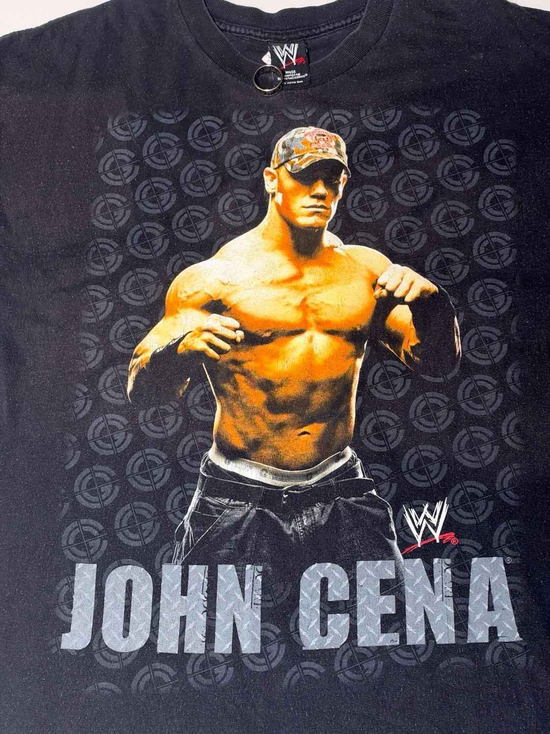 WWE John Cena Graphic T-Shirt Size XL Vintage 2007 Fifth Sun Black 2