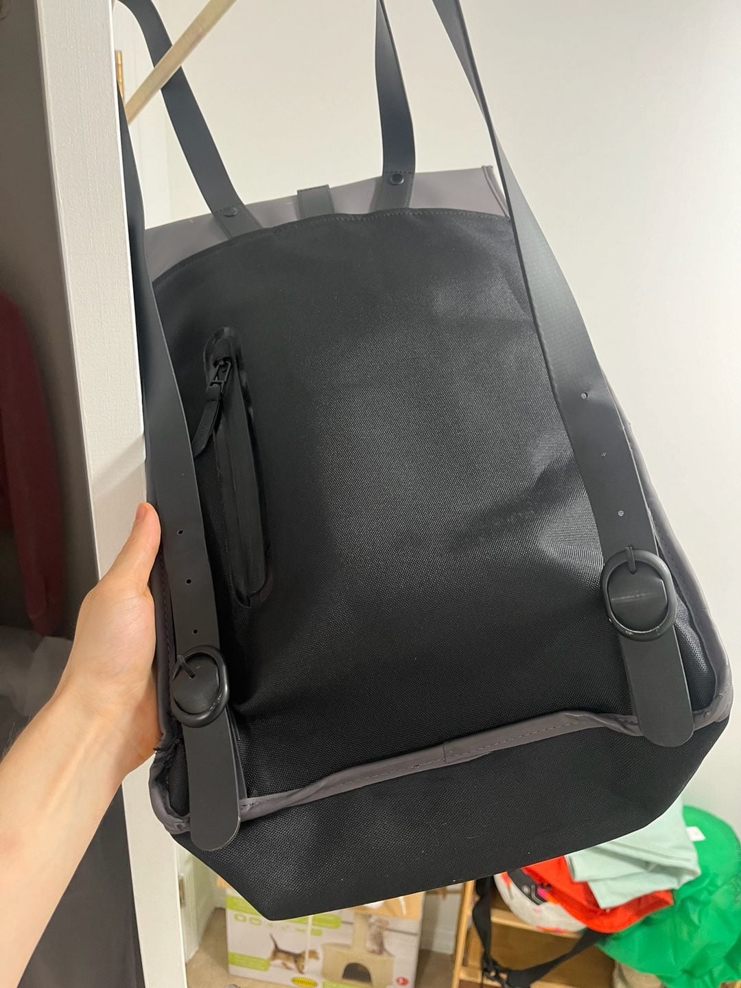 Rains Waterproof Backpack Gray 3