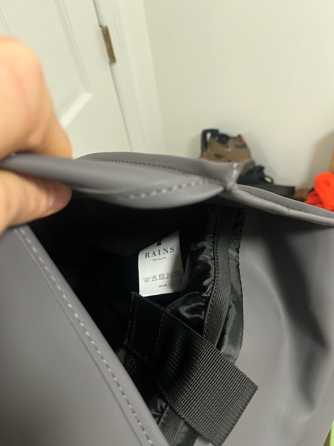 Rains Waterproof Backpack Gray 4