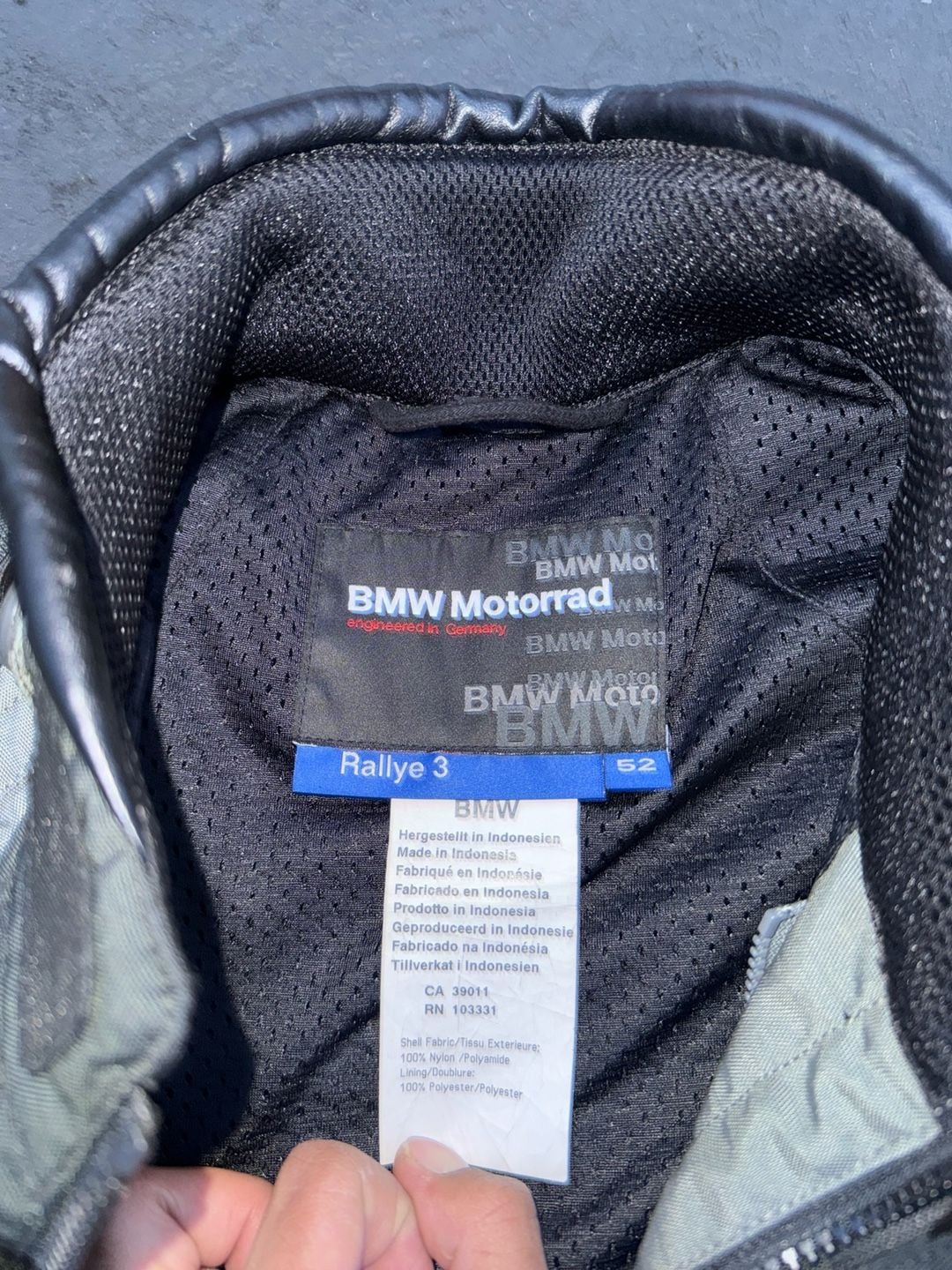 BMW Motorrad Rallye 3 Jacket Size 52 Black Yellow Motorcycle Touring 5
