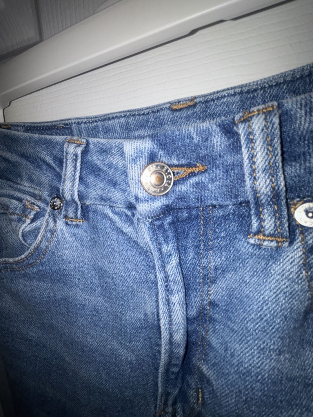 American Eagle Curvy Mom Jean Size 0 Regular Blue 3