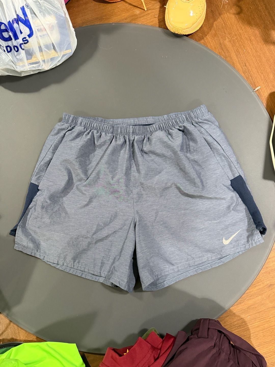 Nike Challenger Running Shorts Size L Gray Dri-Fit 2