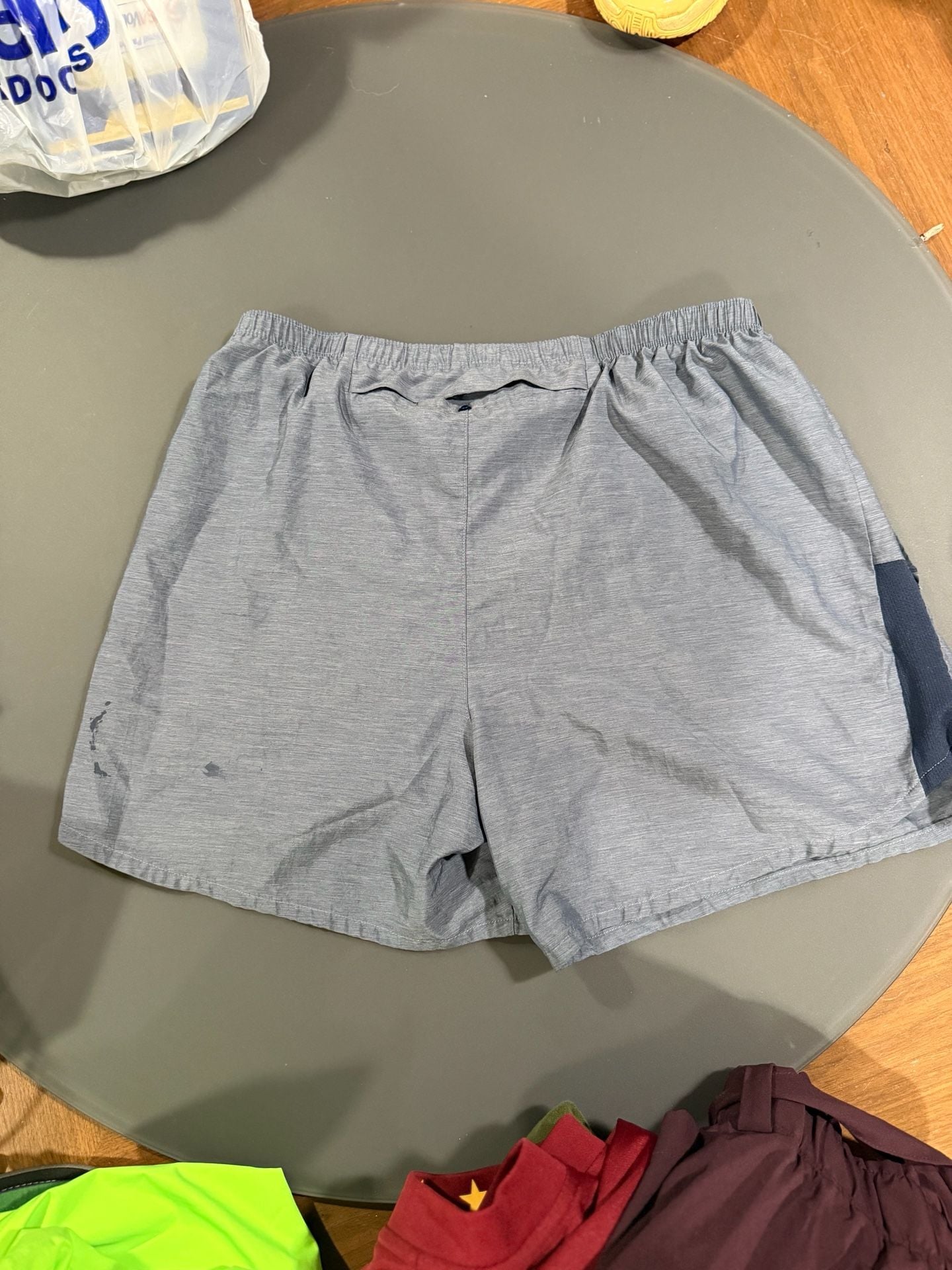 Nike Challenger Running Shorts Size L Gray Dri-Fit 3