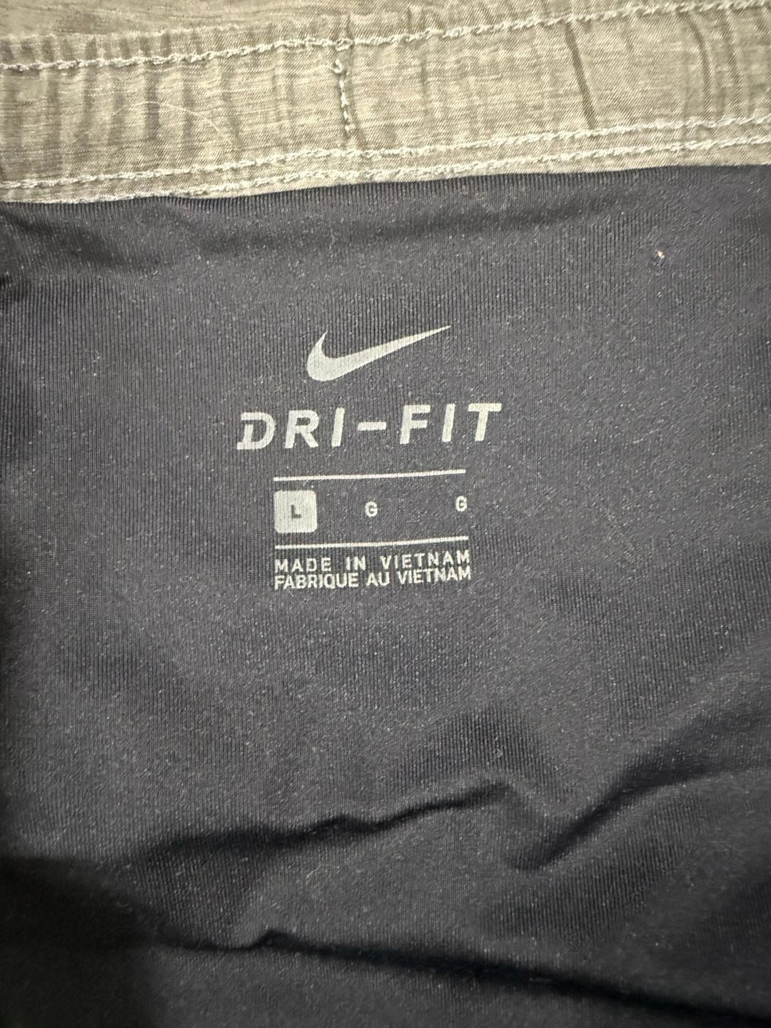 Nike Challenger Running Shorts Size L Gray Dri-Fit 5
