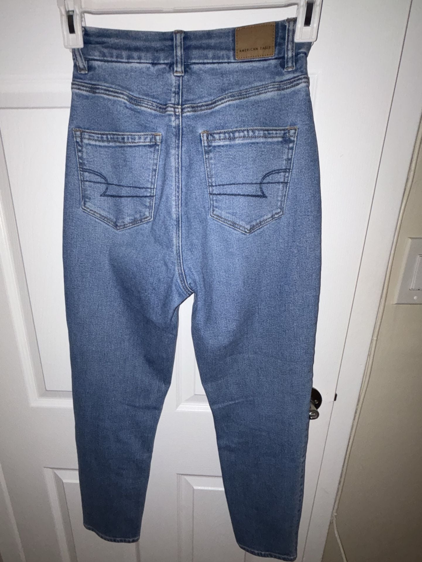 American Eagle Curvy Mom Jean Size 0 Regular Blue 7
