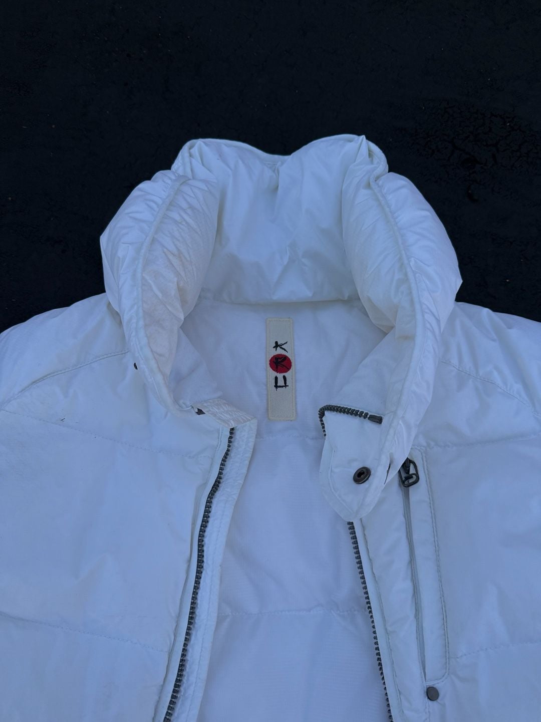 Kru Puffer Jacket Size M White St. Moritz 2