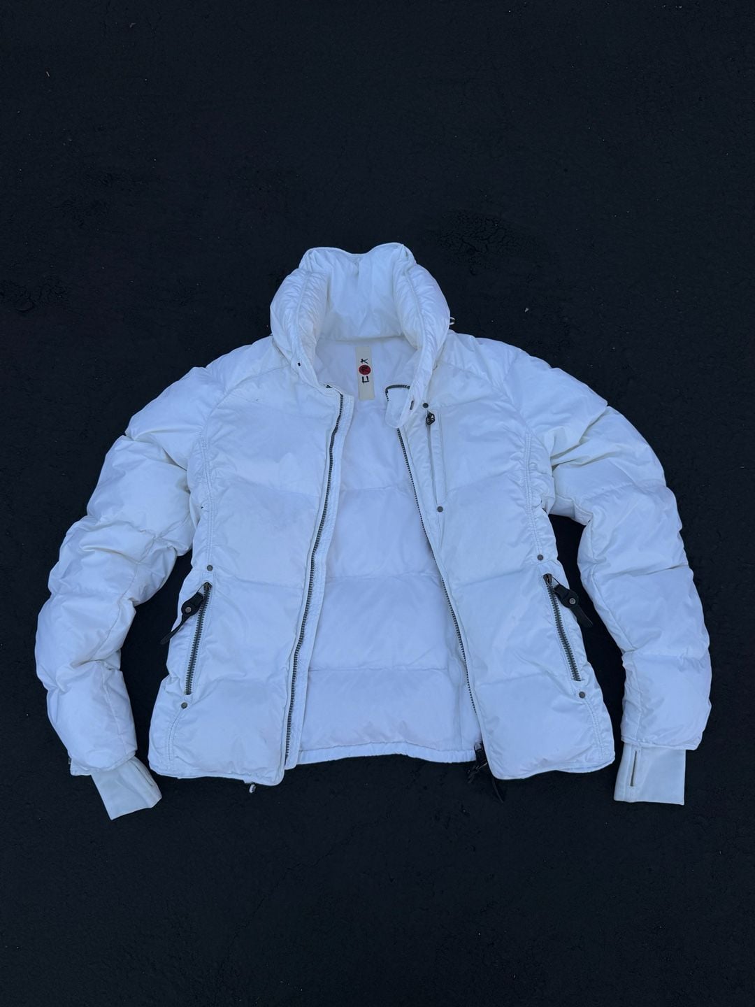 Kru Puffer Jacket Size M White St. Moritz 3