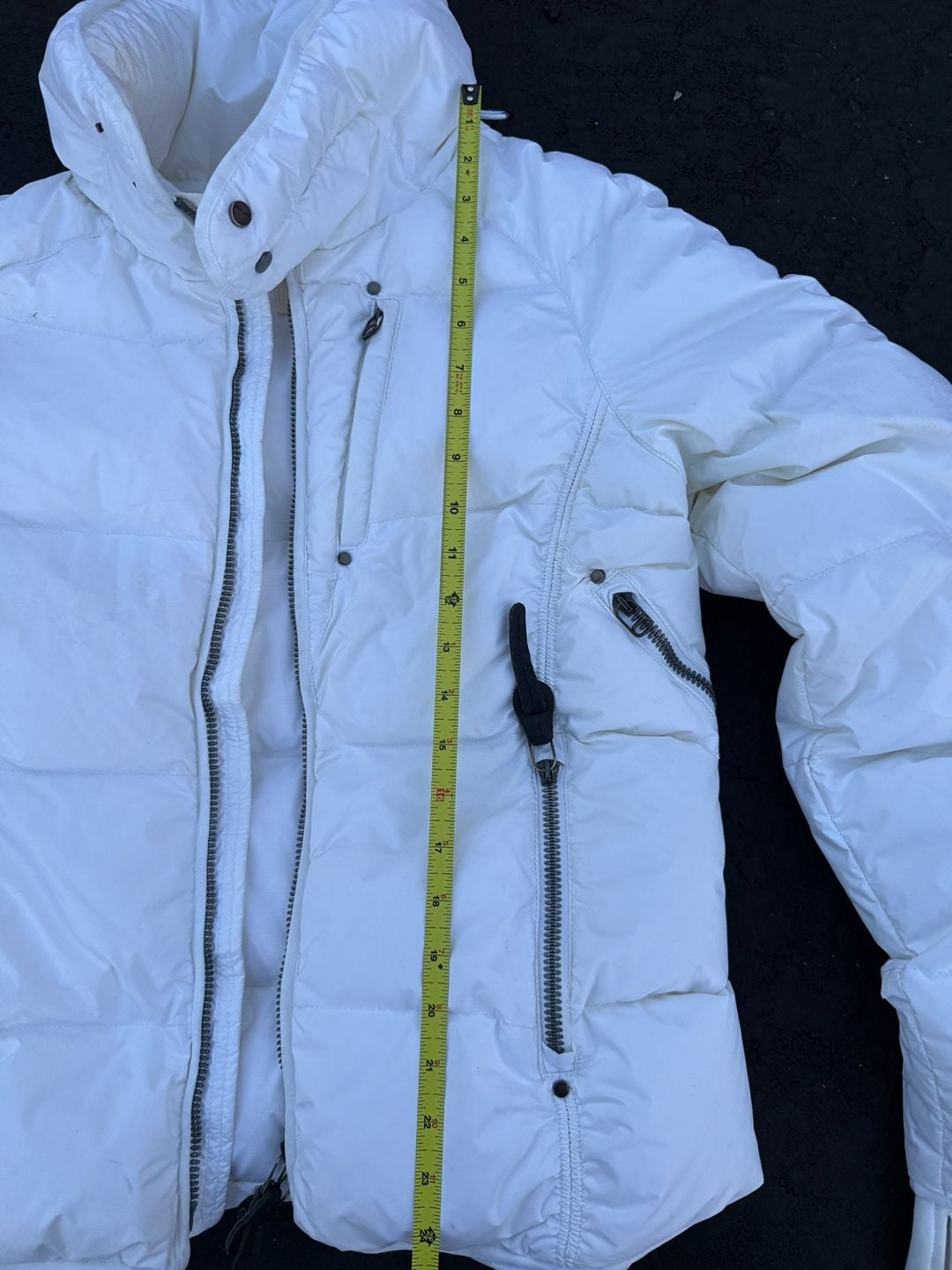 Kru Puffer Jacket Size M White St. Moritz 6
