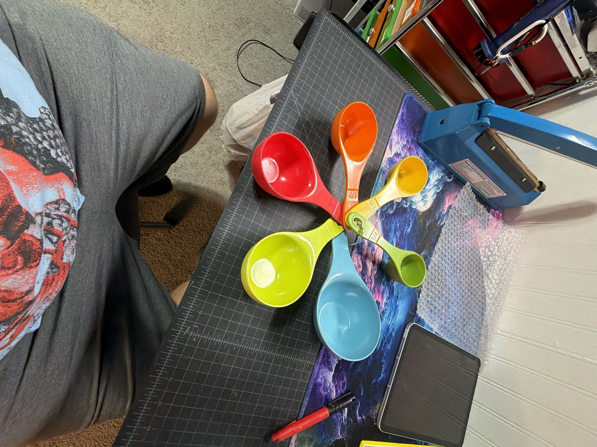 Measuring Cups Set, Assorted Colors - .com 1