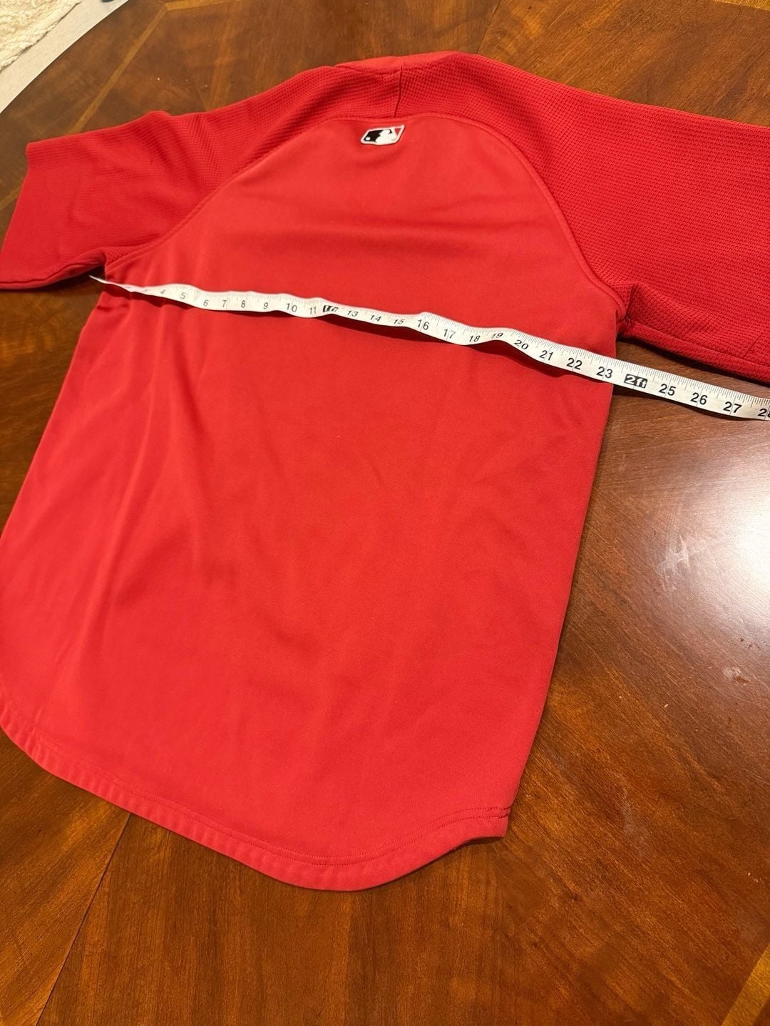 Majestic MLB Arizona Diamondbacks Therma Base Jersey Red Short Sleeve Size XL 8