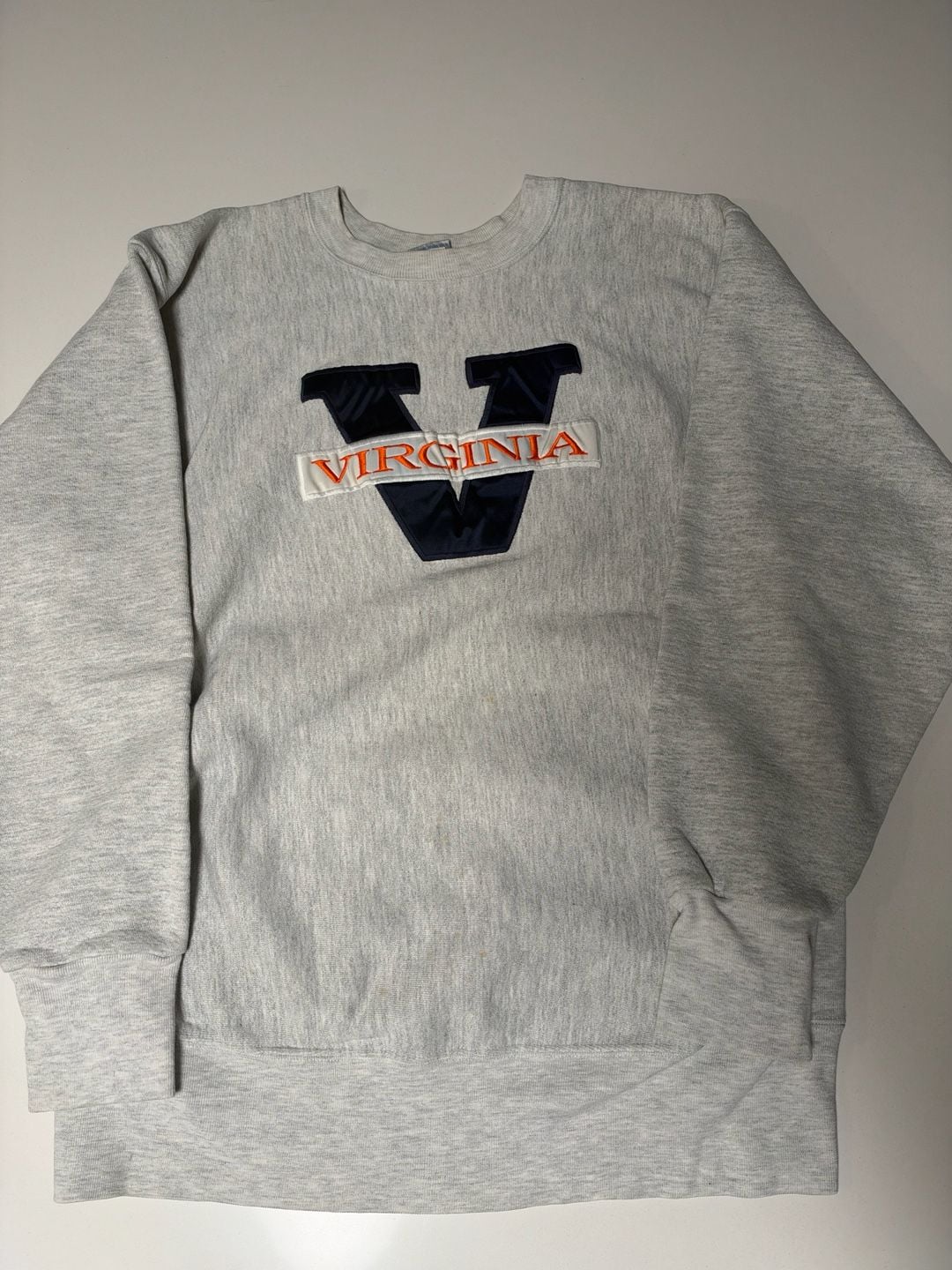 Reverse weave Virginia Cavaliers Sweatshirt Size XL Gray 2