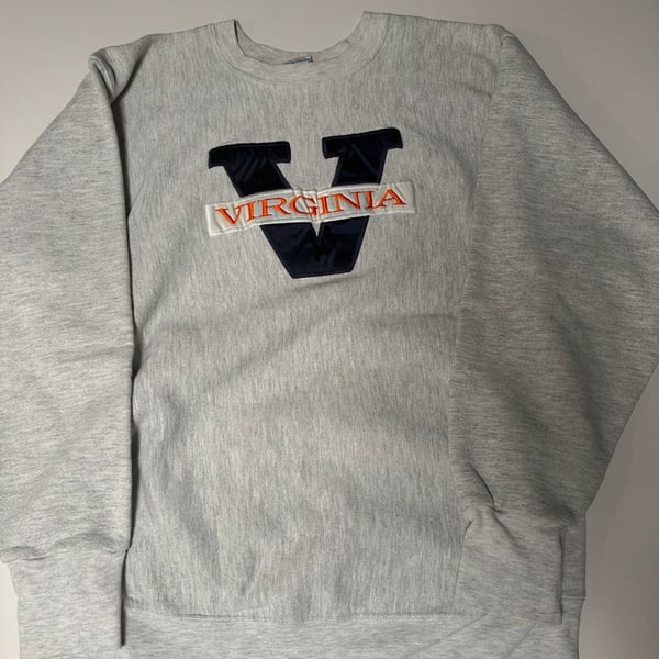 Reverse weave Virginia Cavaliers Sweatshirt Size XL Gray