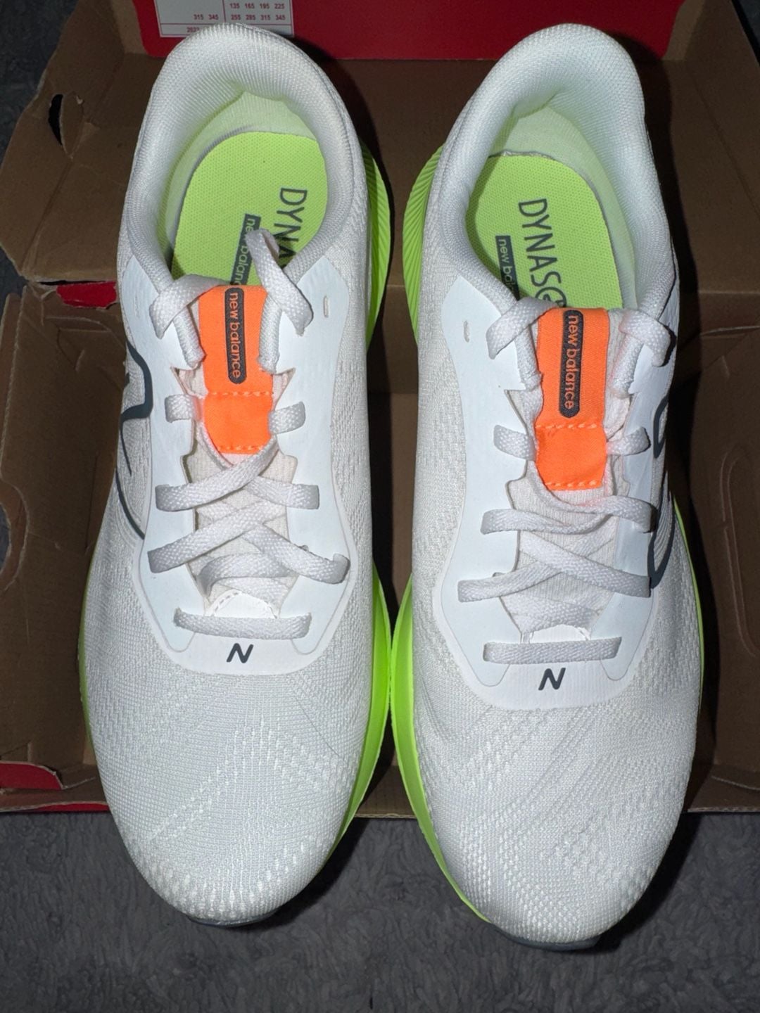 New Balance DynaSoft Pro Run V2 Size 9.5W / 8M White Lime Glow Shoes 5