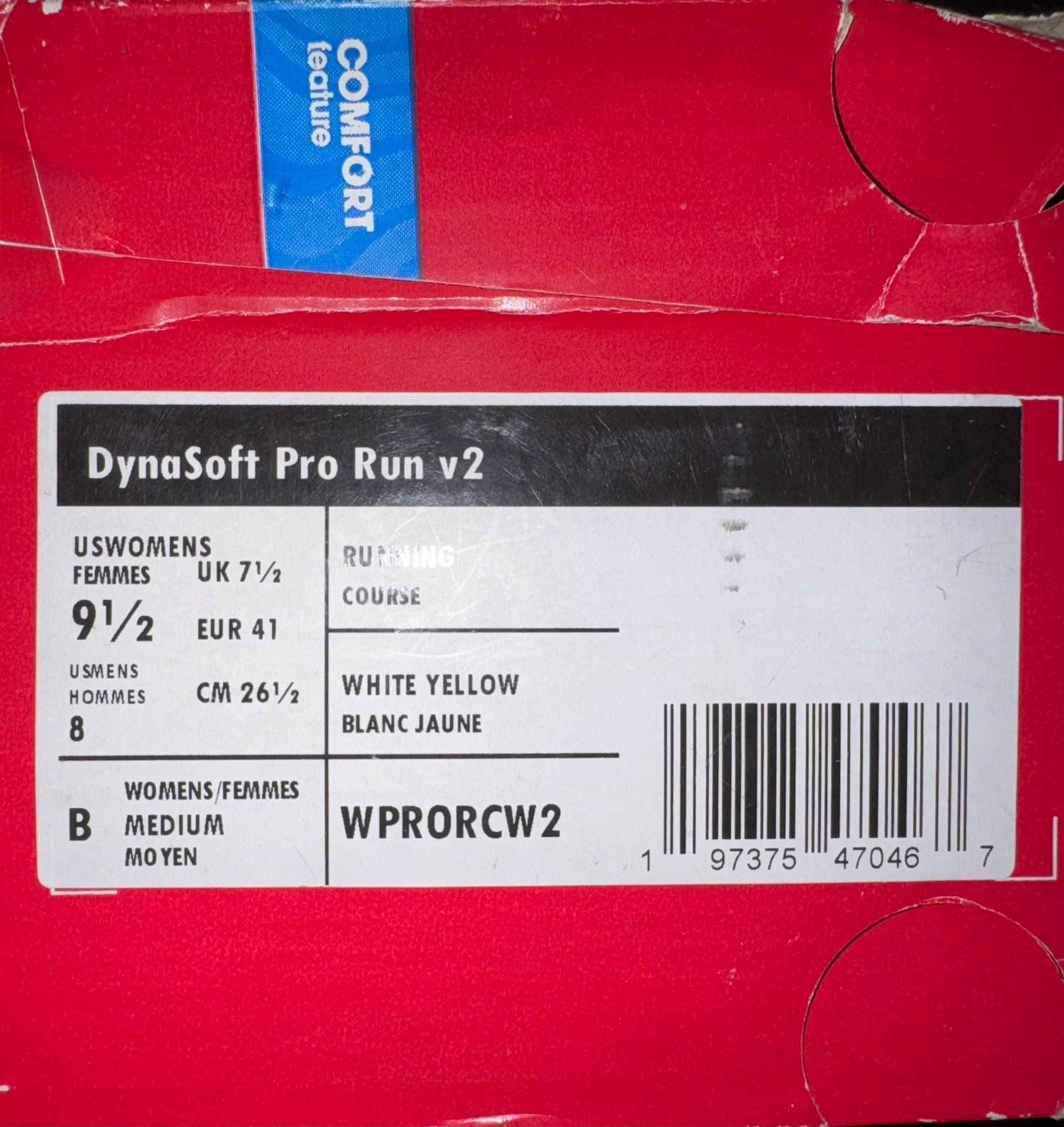 New Balance DynaSoft Pro Run V2 Size 9.5W / 8M White Lime Glow Shoes 8
