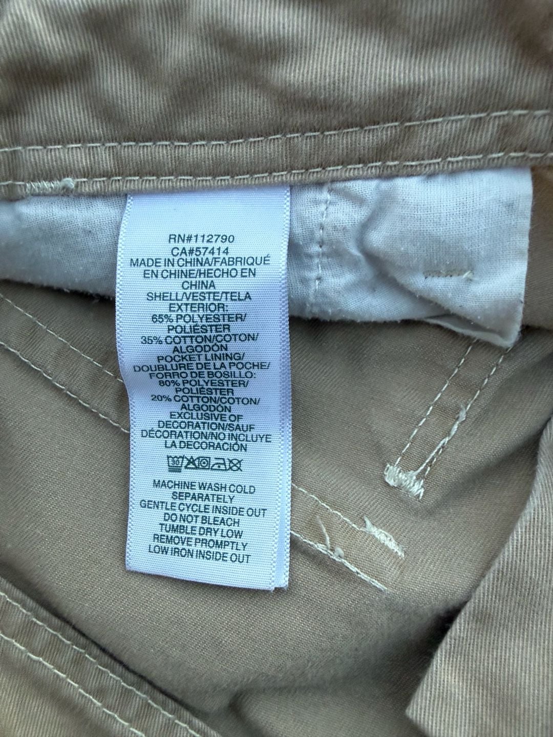 True Religion Cargo Pants Size 30 Beige Khaki 6
