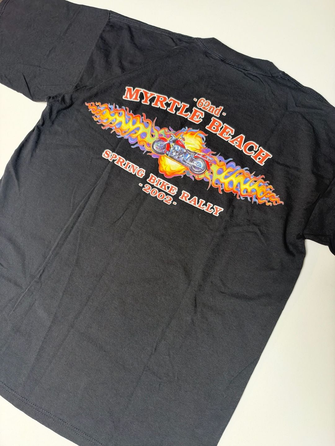 All Sport Myrtle Beach Spring Rally 2002 T-Shirt Size L Black Motorcycle 2