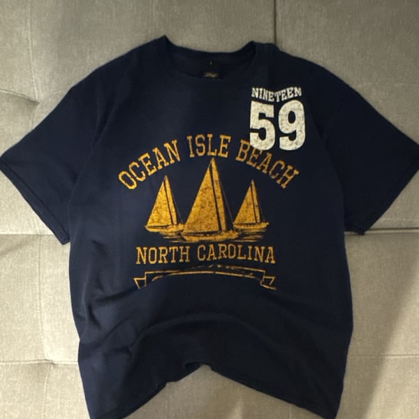 Prairie Mountain T-Shirt Size XL Blue Ocean Isle Beach North Carolina
