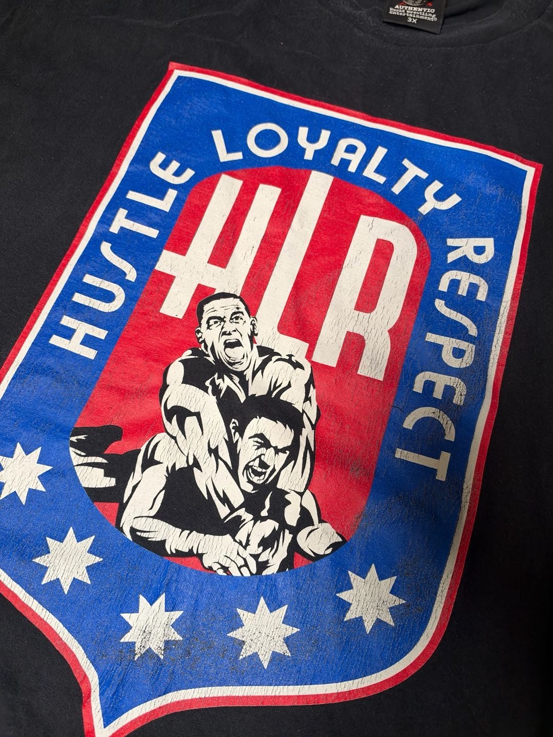 WWE John Cena HLR Hustle Loyalty Respect Size 3X Black T-Shirt 3