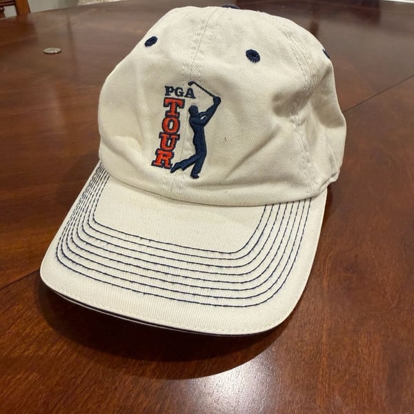 The Game PGA Tour Hat Beige Dad Cap