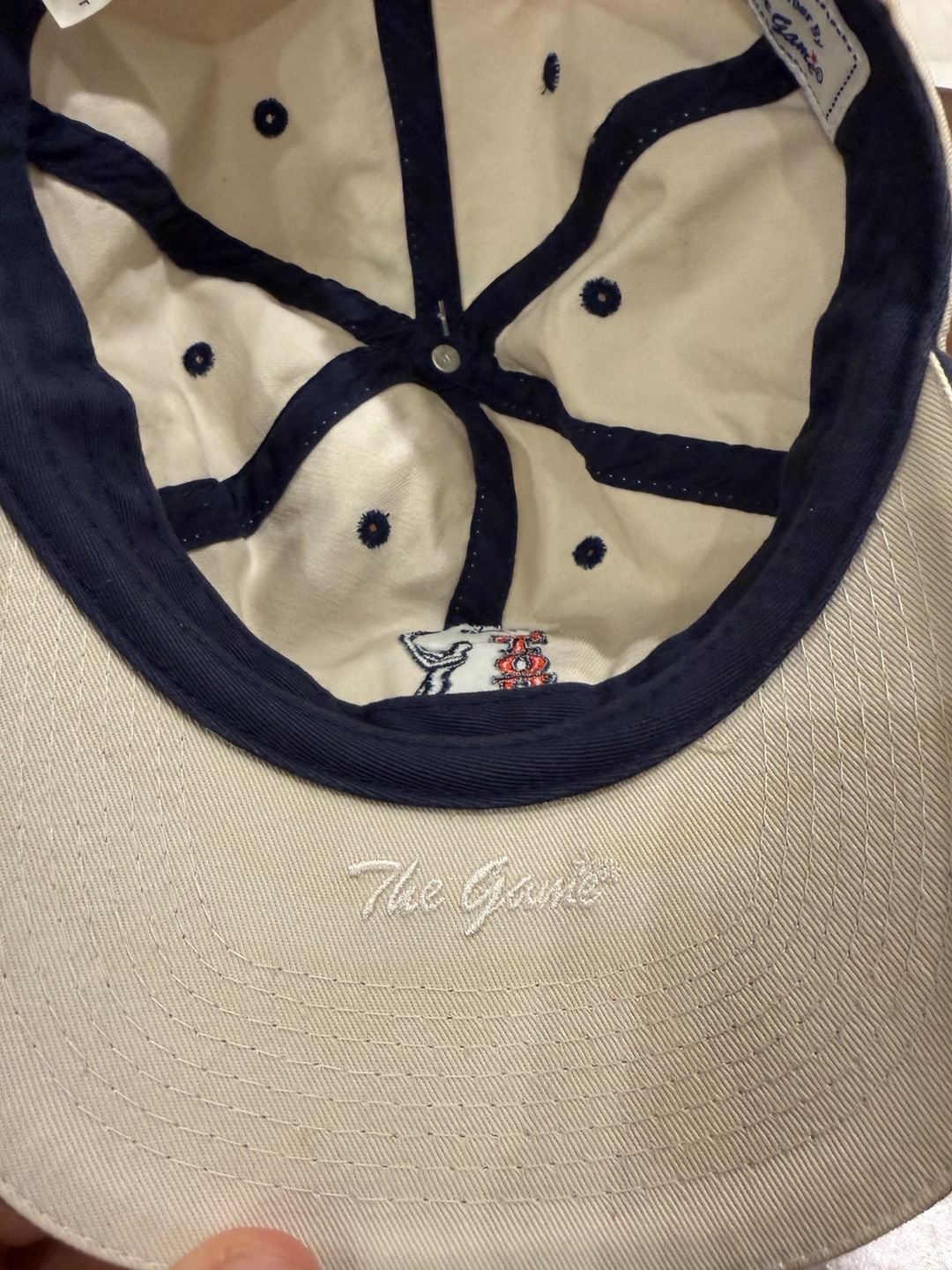 The Game PGA Tour Hat Beige Dad Cap 5