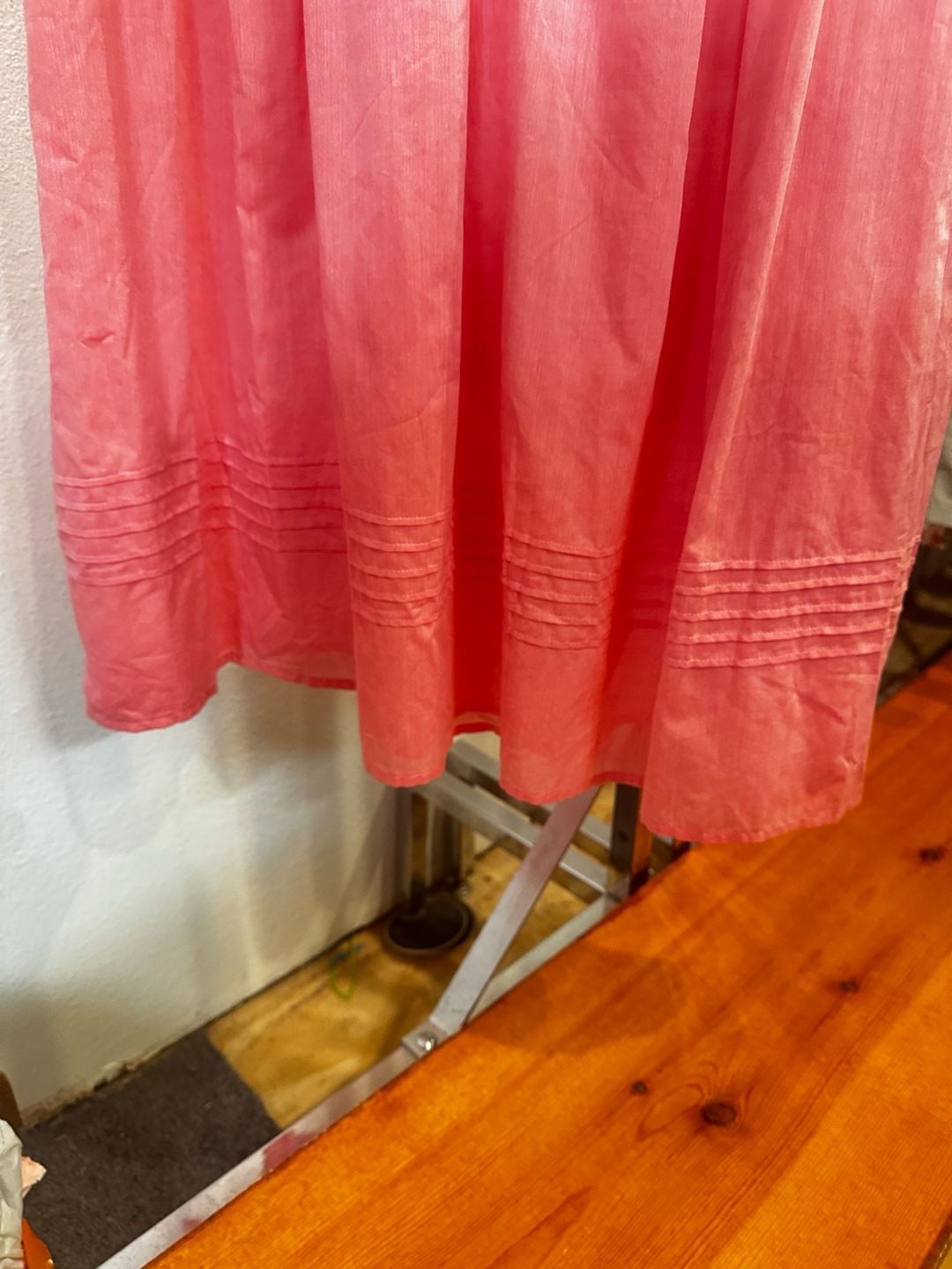 Eileen West Nightgown Size L Pink Eyelet Lace Cotton 7