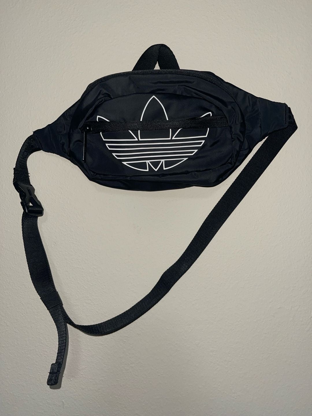 Adidas Originals National Waist Fanny Pack Black White 2