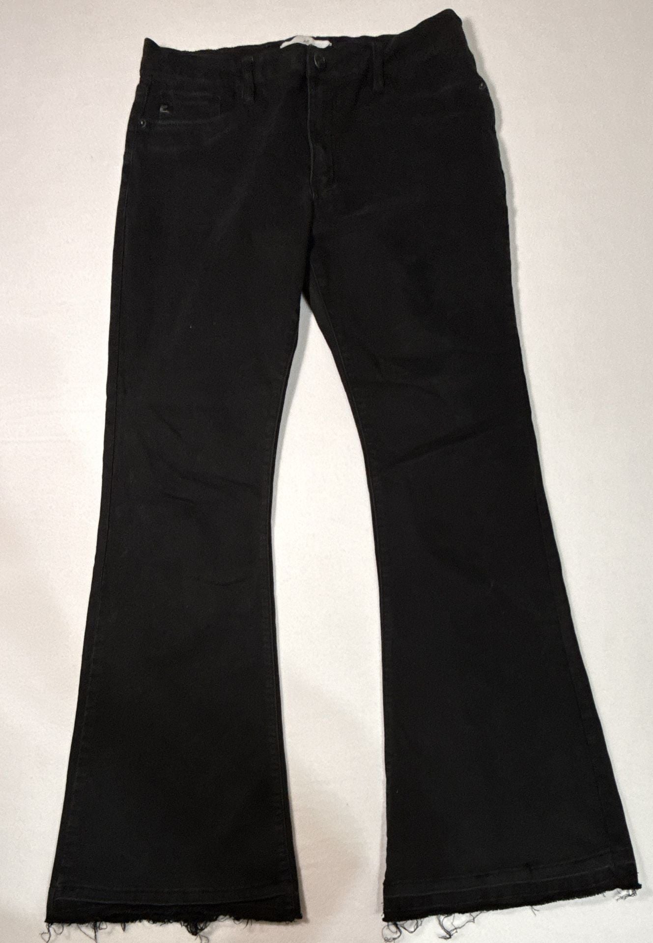 Kancan Women's Black flare Jeans Style KC6376BK Size 15/31 2