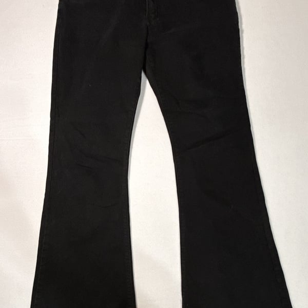 Kancan Women's Black flare Jeans Style KC6376BK Size 15/31