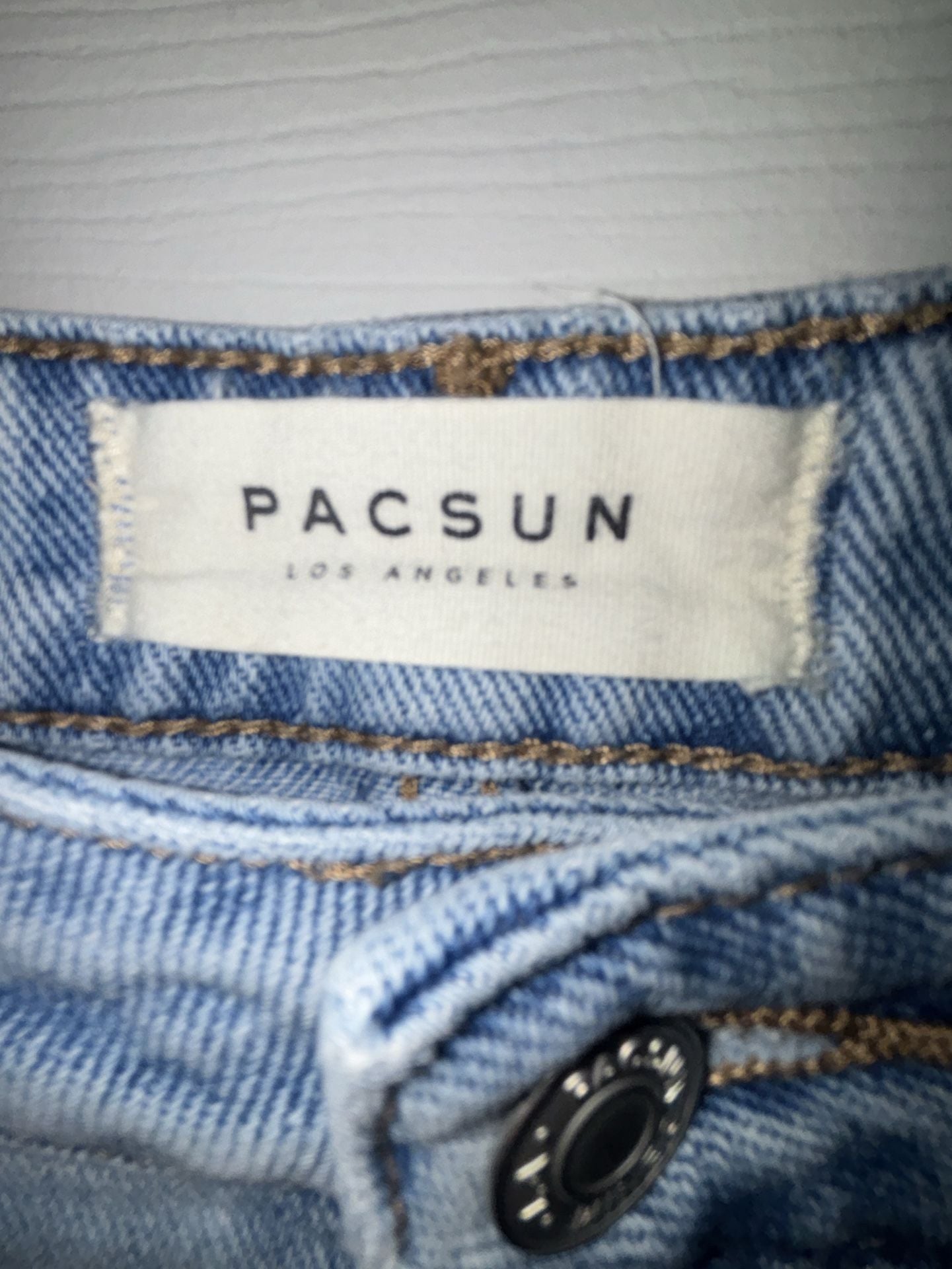 Pacsun Mom Jean Size 26 Light Blue Denim 3