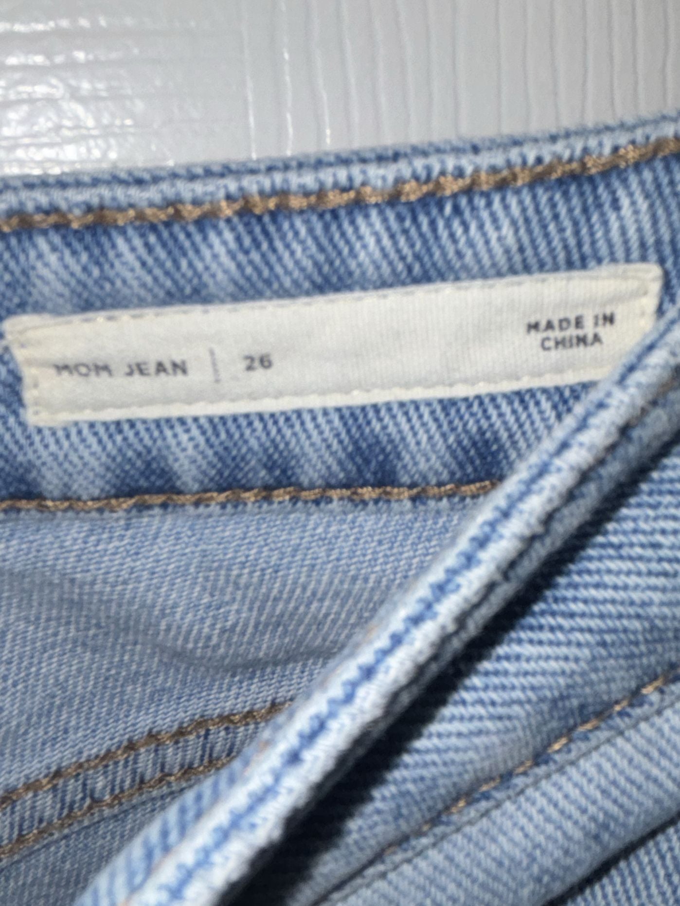 Pacsun Mom Jean Size 26 Light Blue Denim 4