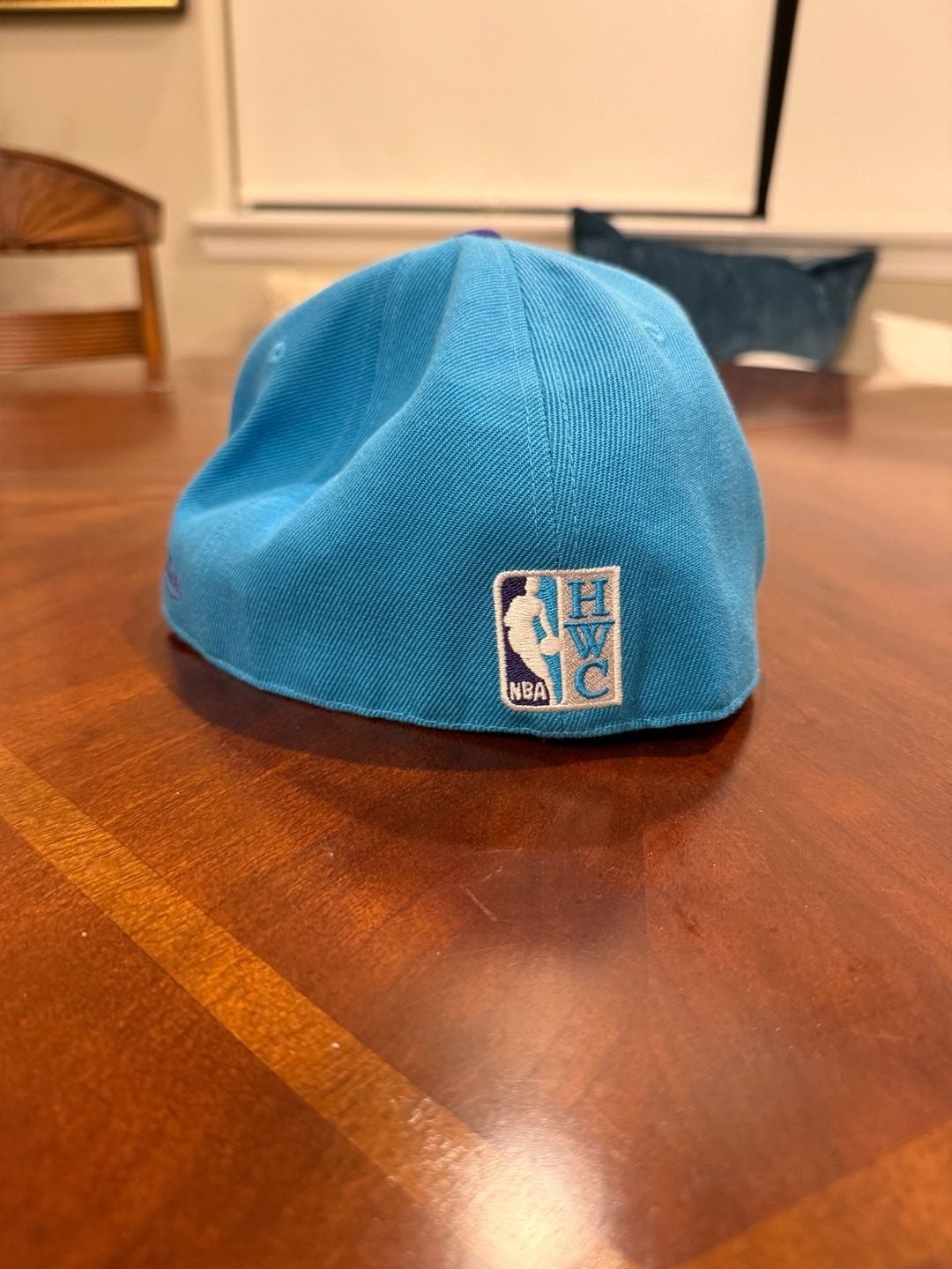 Mitchell & Ness Utah Jazz Hardwood Classics Fitted Hat Size 7 3/4 4