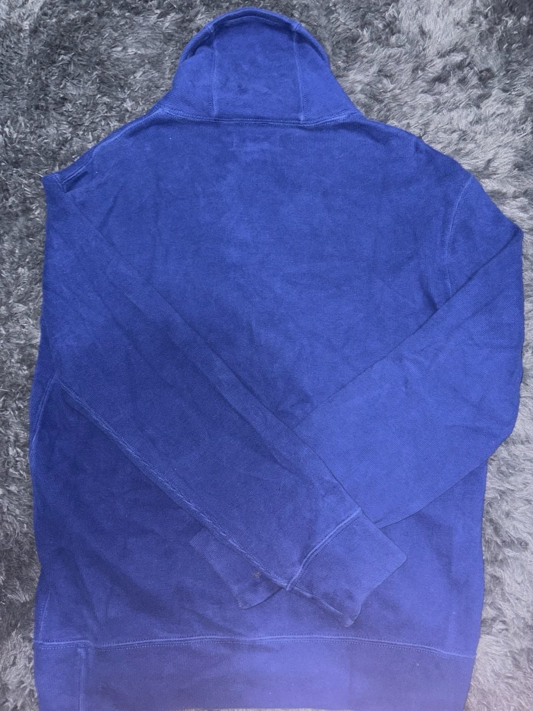 Polo Ralph Lauren Shawl Neck Sweatshirt Size M Blue Cotton 9