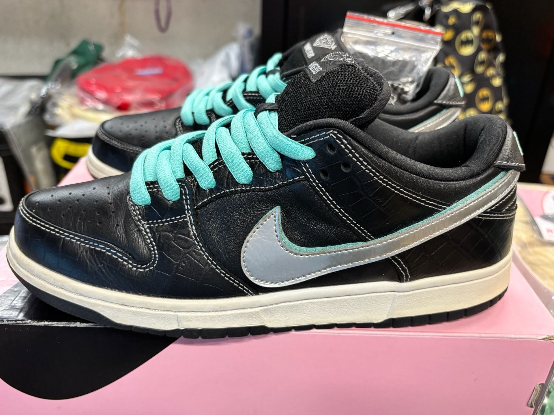 Nike Sb Dunk Low Diamond Supply Co Black Diamond 10M 2
