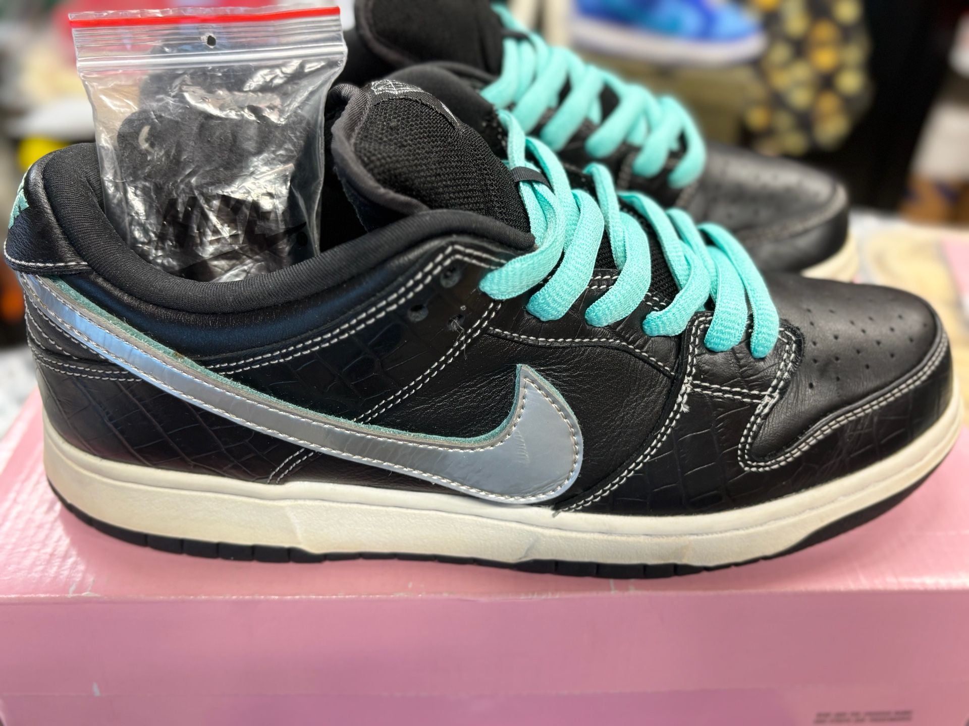Nike Sb Dunk Low Diamond Supply Co Black Diamond 10M 4