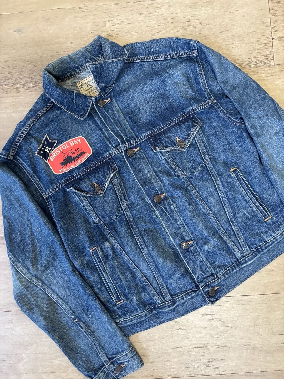 Vintage Polo Ralph Lauren Bristol Bay Denim Trucker Jacket 3