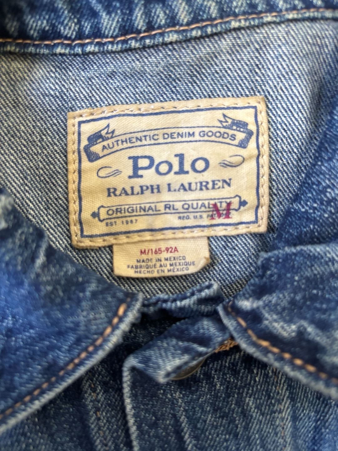 Vintage Polo Ralph Lauren Bristol Bay Denim Trucker Jacket 5