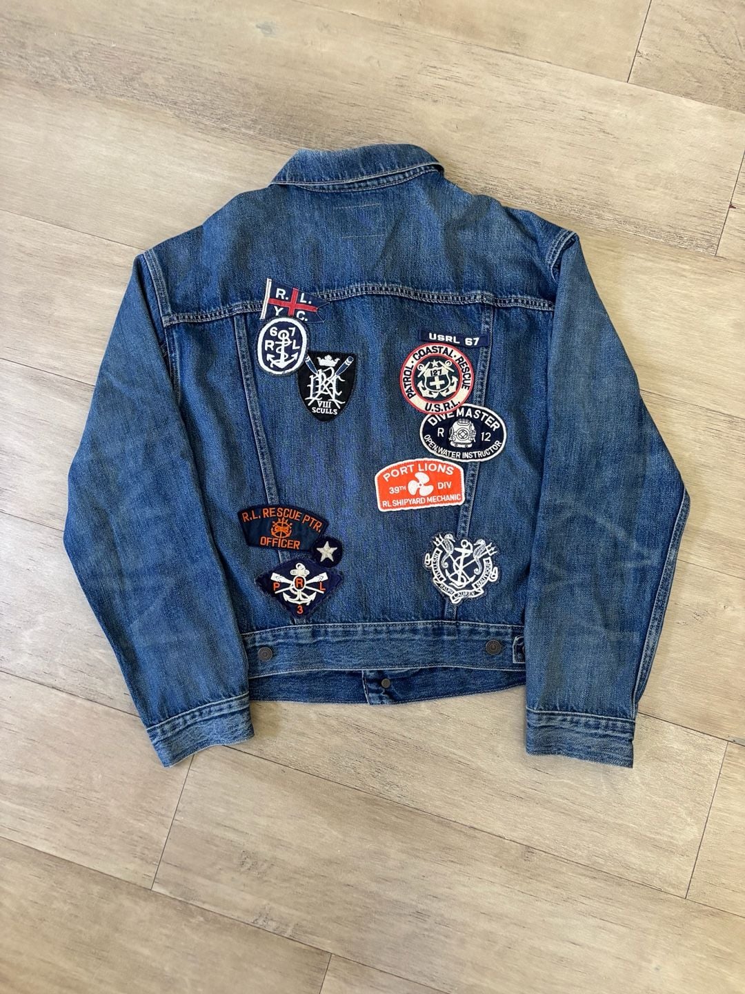 Vintage Polo Ralph Lauren Bristol Bay Denim Trucker Jacket 6