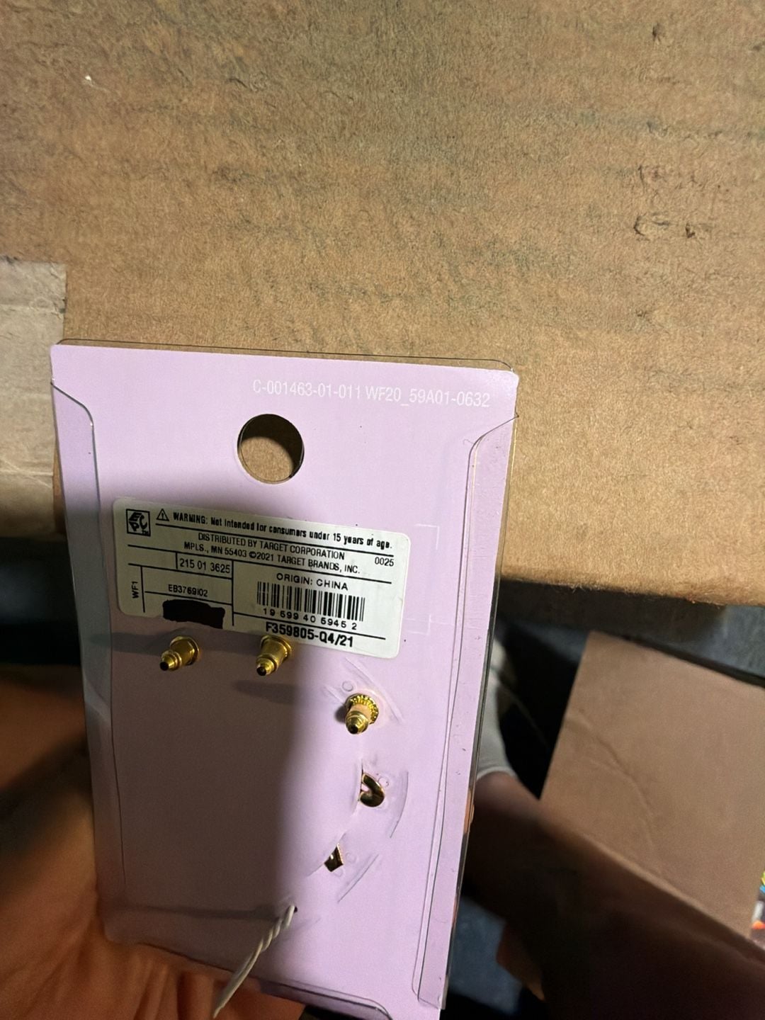 J0016 Wild Fable Gold Tone Ear Cuff And Earring Set New 5